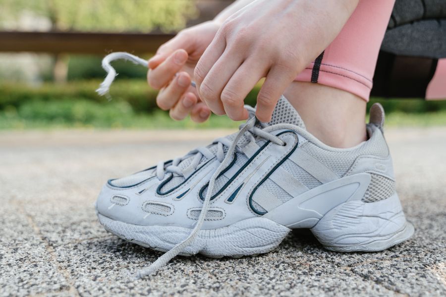 Atadura de zapatillas para running