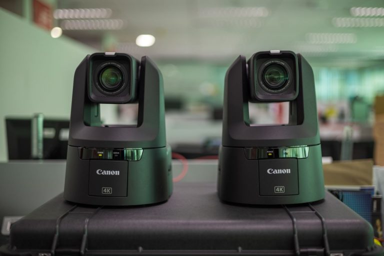 Cámaras profesionales Canon 4K para seguridad